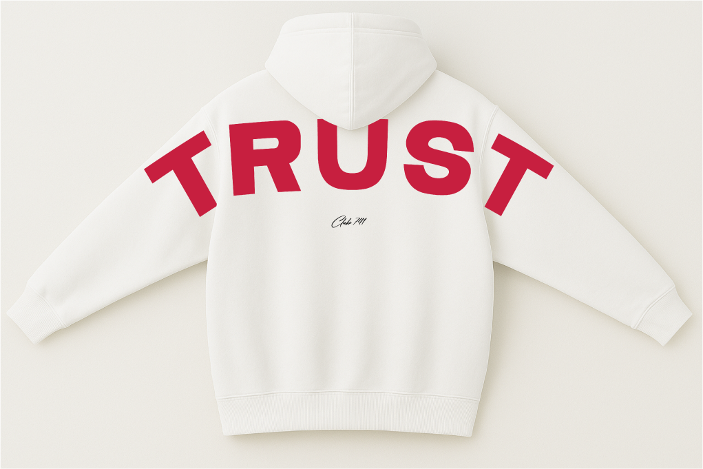 Trust White Hoodie 741